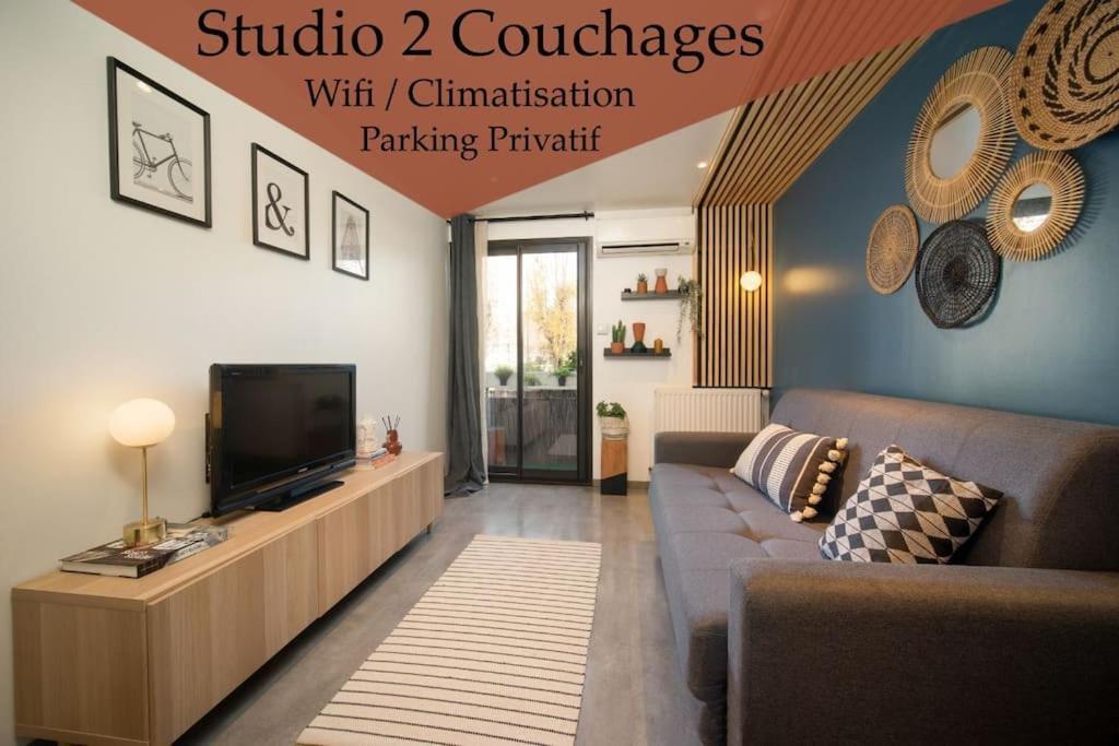 Air-Conditioned Apartment With Private Parking 马赛 外观 照片